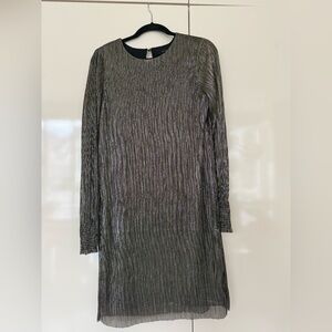 Banana Republic Shimmering Long Sleeve Dress